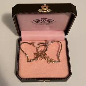 Brand new in box Juicy Couture earrings
